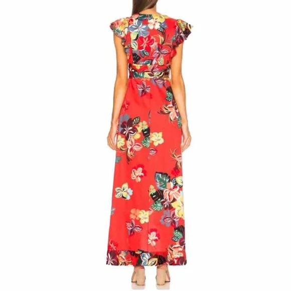 Alexis Janna Floral Print Wrap Dress